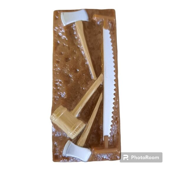 Fisher Price Loving Family Tools Saw Axe Mallet - Picture 1 of 3